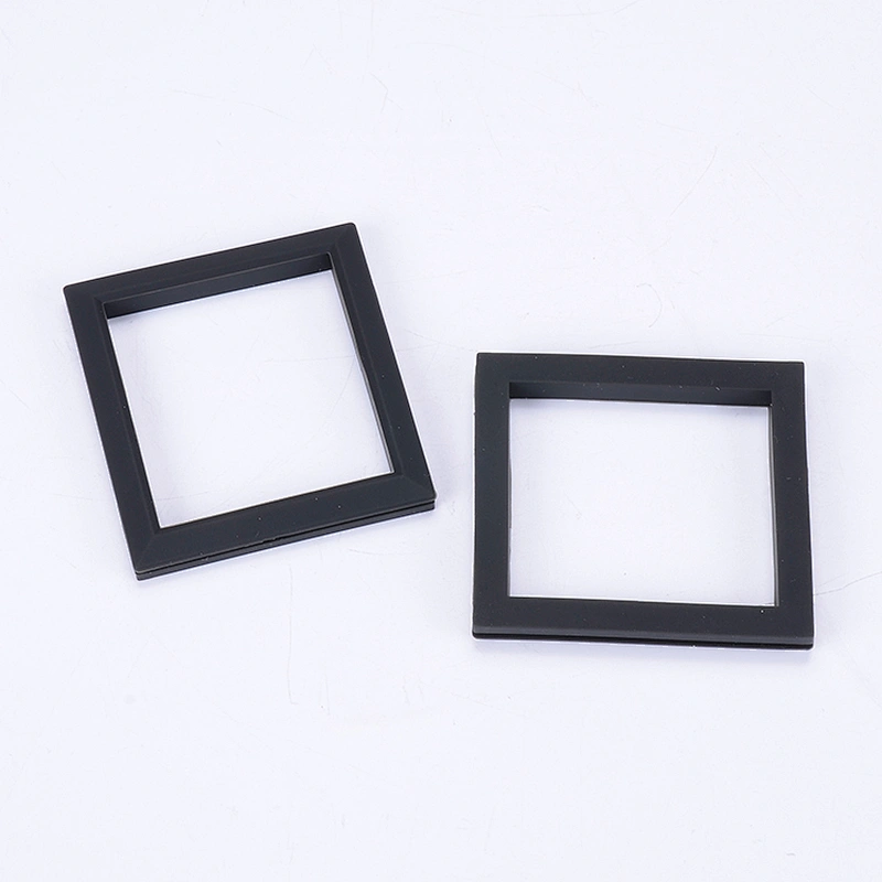 Hongju OEM waterproof oil-resistant silicone rubber fourquare seal gasket,flat washers