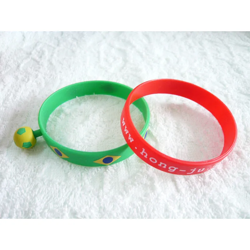 Free Sample Logo OEM Debossed Custom Silicon Wristband