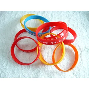 promotional gifts rubber silicon bracelet/custom silicon wrist band/silicon wristband