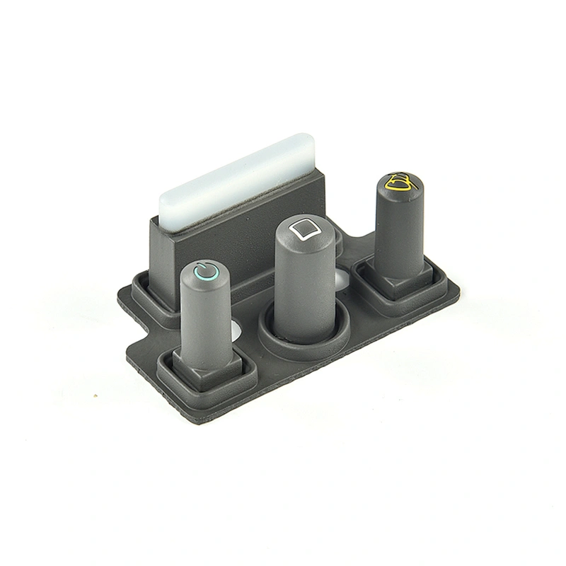 Hongju OEM anti-dust durable silicone rubber remote control  push button switch