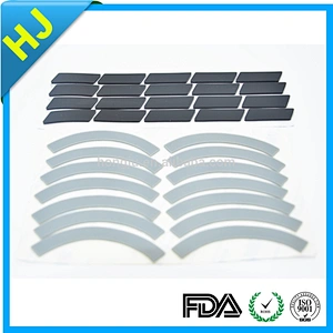 customized silicone rubber feet with double faced adhesive