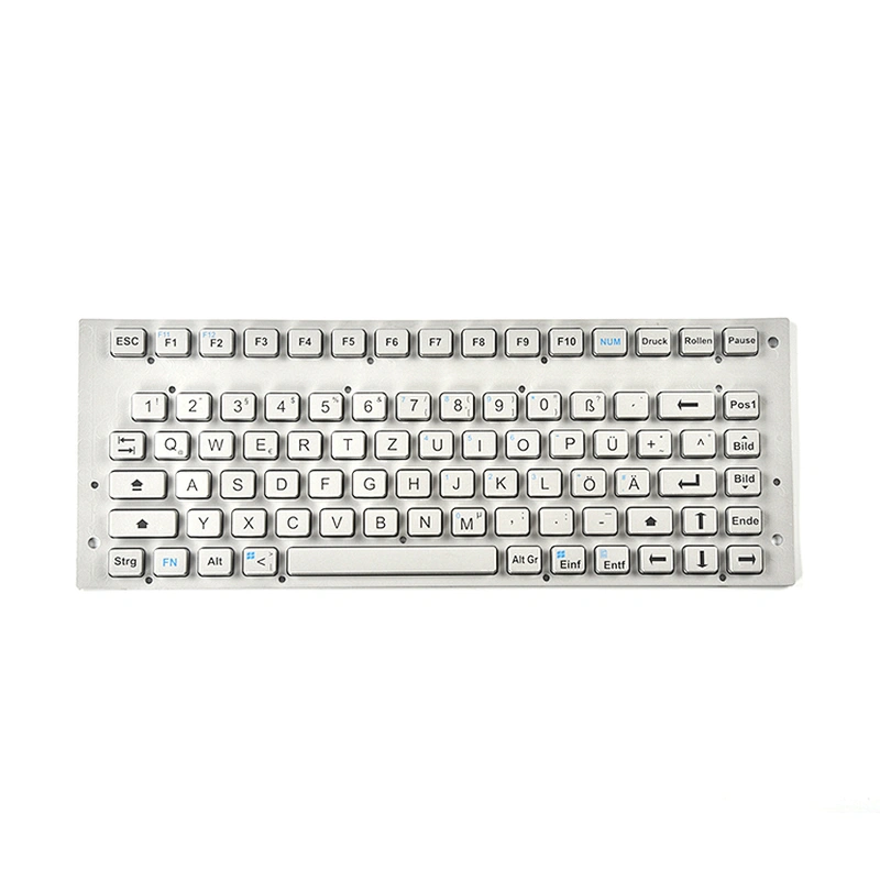 Hongju customized /OEM durable spill resistant anti-dust silicone rubber flexible keyboard for computer