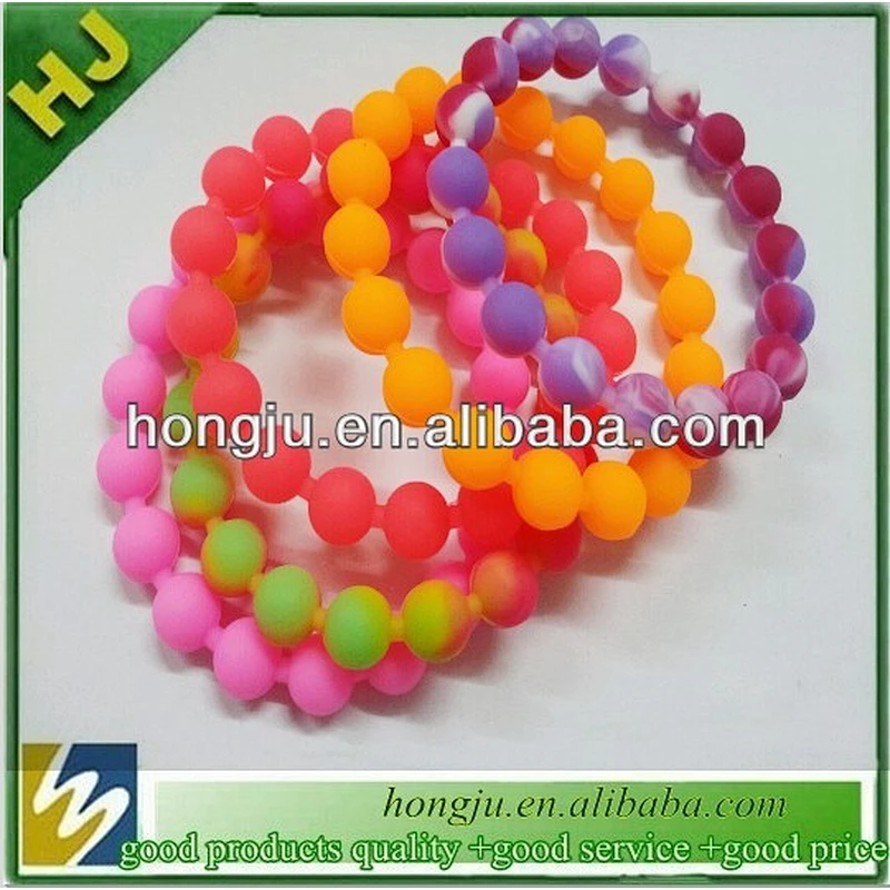 Popular beads orange bracelet