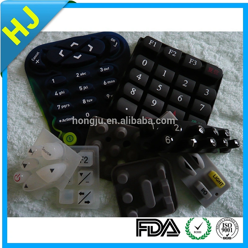 Waterproof silicone membrane numeric keypad