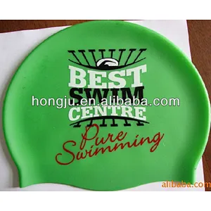 custom printing bulk sale swim cap silicone