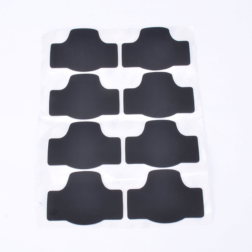Guangdong OEM durable waterproof silicone rubber different types foot pads with strong adhesive