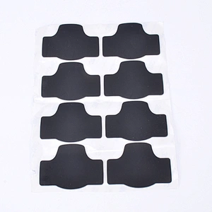 Guangdong OEM durable waterproof silicone rubber different types foot pads with strong adhesive