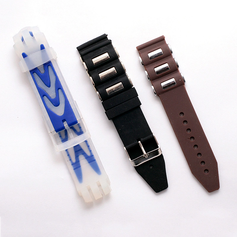 wholesale fashionable adjustable soft silicone rubber wrist watchband  strap in excellent design