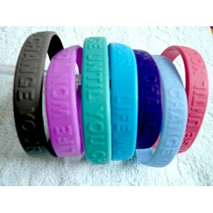 Free sample  silicone rubber slap bracelet
