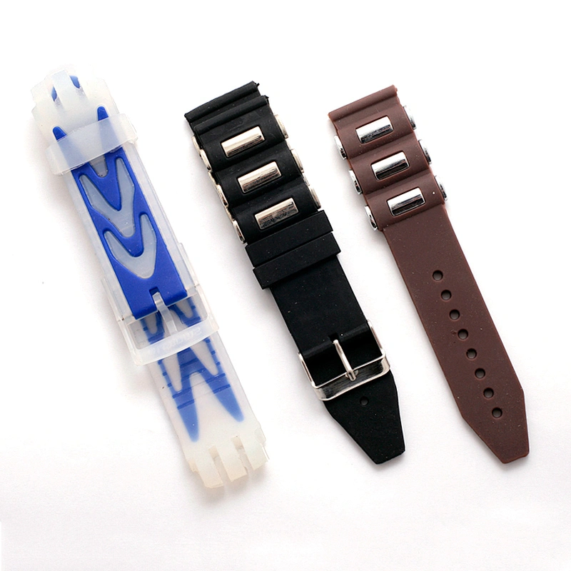 Hongju OEM adjustable popular watch bands made of comfortable soft silicone rubber material
