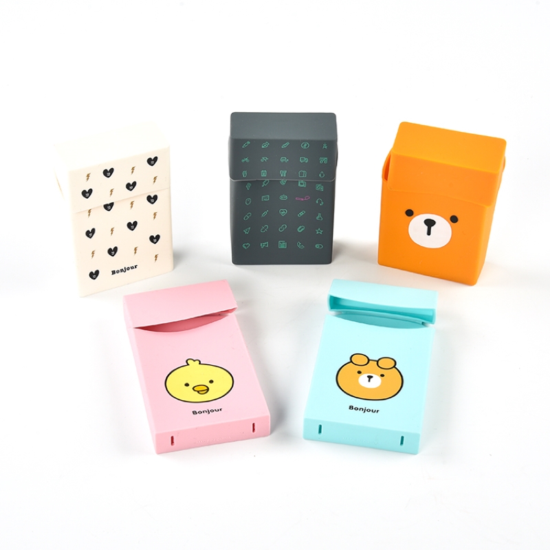 Custom lovely silicone Cigarette case Water proof