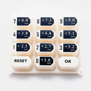 Silicone Rubber Keypad/ silicone mobile phone keypad