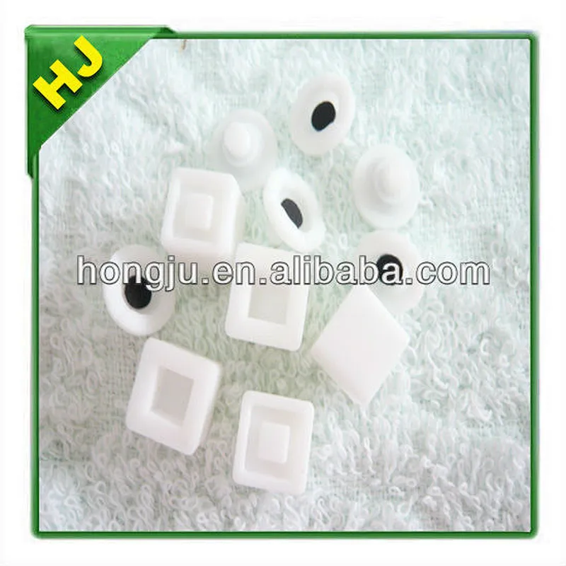 White Push Button Silicone