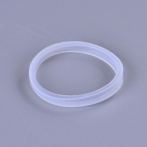 hongju customized transparent various sizes silicone rubber o-ring/gasket sealing