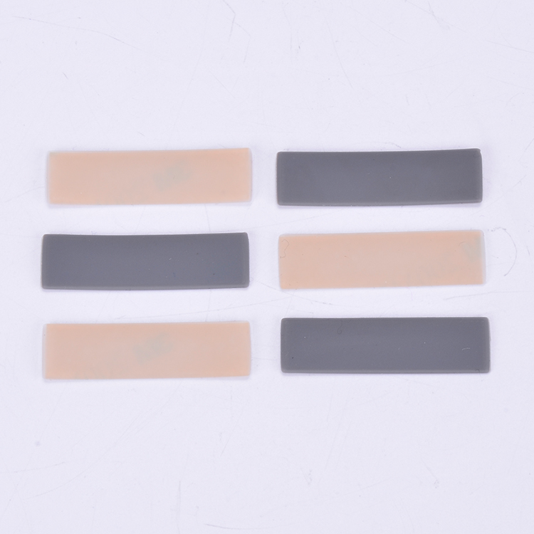 durable silicone rubber self-adhesive flat foot pads with strong adhesive