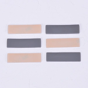 durable silicone rubber self-adhesive flat foot pads with strong adhesive