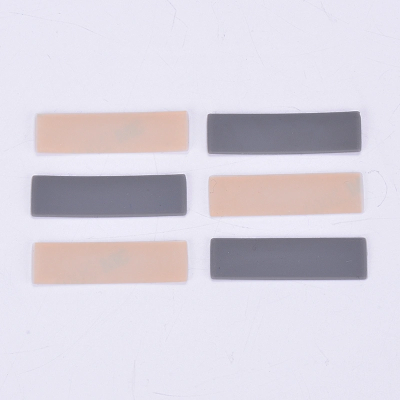 durable silicone rubber self-adhesive flat foot pads with strong adhesive