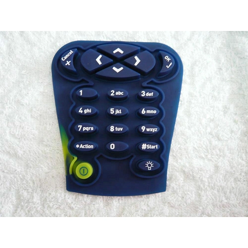 OEM conductive silicone rubber keypad/ push button/keyboard
