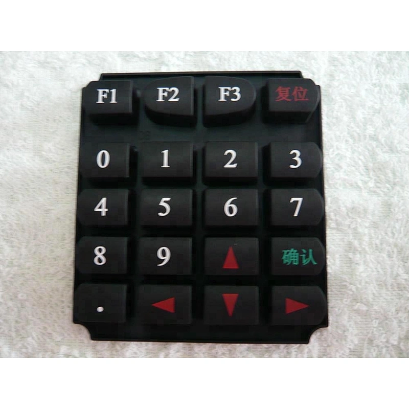 OEM conductive silicone rubber keypad/ push button/keyboard