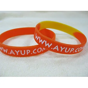 Free Sample Logo OEM Debossed Custom Silicon Wristband