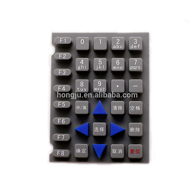 Waterproof silicone membrane numeric keypad