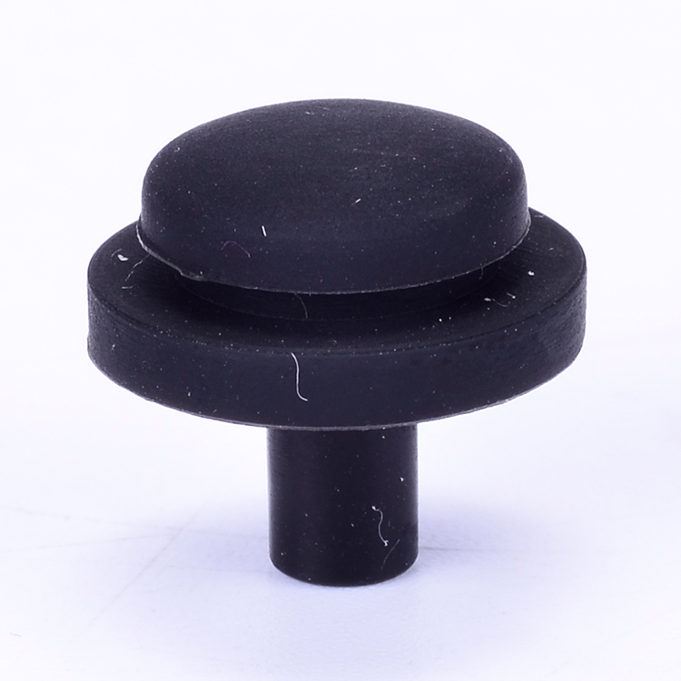Hongju customized waterproof silicone rubber single push button with superior quality