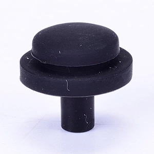 Hongju customized waterproof silicone rubber single push button with superior quality