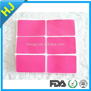 customized silicone rubber feet with double faced adhesive