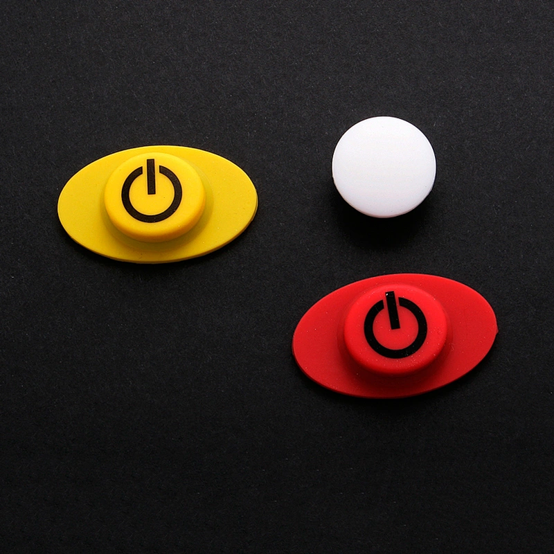 Gandong customized waterproof silicone rubber  key push button in professional design