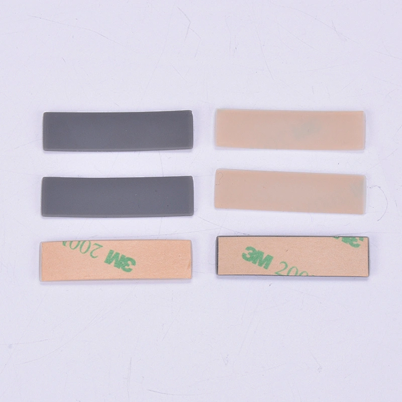 durable silicone rubber self-adhesive flat foot pads with strong adhesive