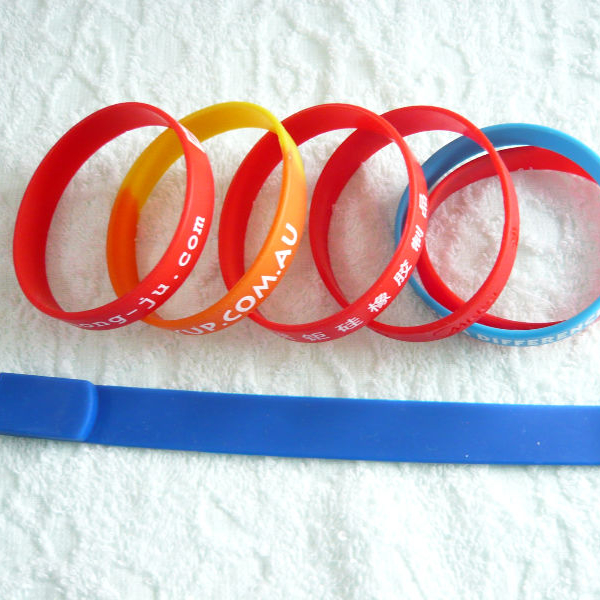 Free sample  silicone rubber slap bracelet