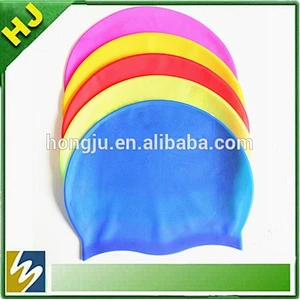 custom logo silicone swim cap