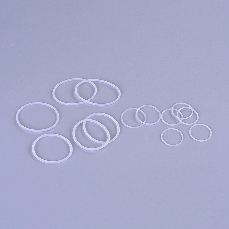 hongju customized transparent various sizes silicone rubber o-ring/gasket sealing