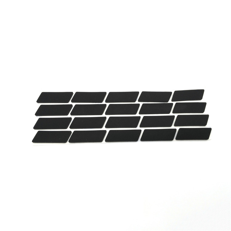 Guangdong wholesale heat resistant durable silicone rubber various types flat foot pads