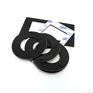 Custom made slide resist square molded rubber feet for chair legs
