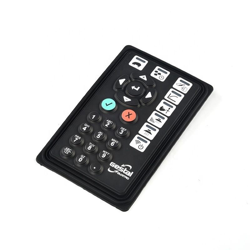 Hongju Waterproof Durable silicone keypad with Custom