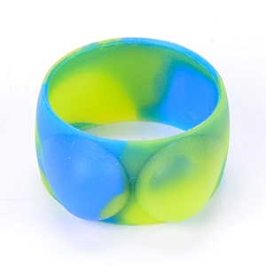 excellent design mix colour finger rings for gifts, customized size