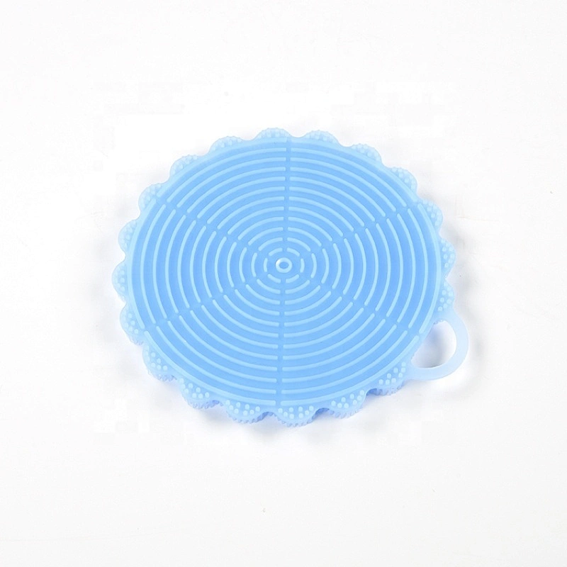 food grade kitchen silicone sponge kitchen clean washing brush