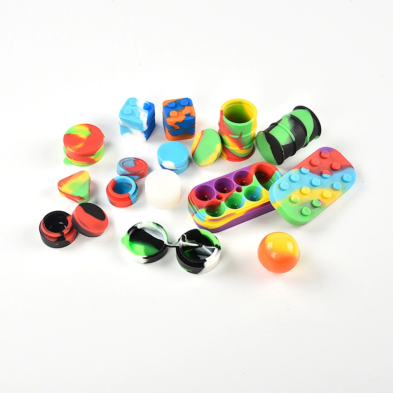 silicone jars  wax container, silicone container for wax oil