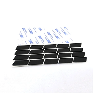 Guangdong OEM durable waterproof silicone rubber different types foot pads with strong adhesive