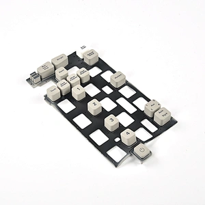 Hongju OEM customized durable spill resistant silicone rubber push button switches for electronic