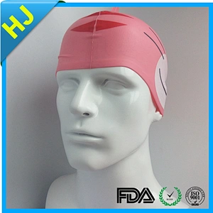 Hot sale color sport swimming cap
