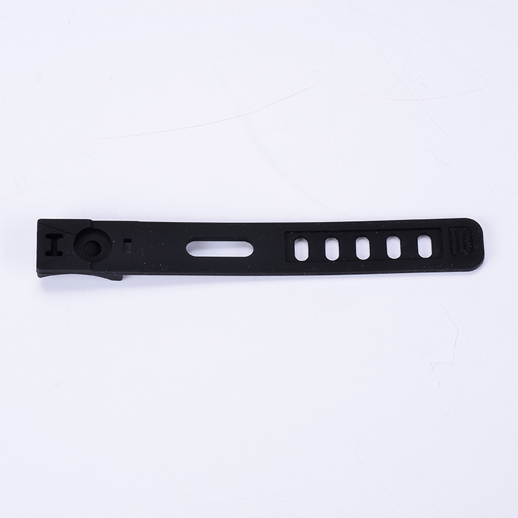 Custom silicone black 22mm rubber watch band