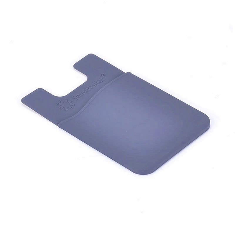 SIlicone mobile phone back 3m sticker pouch,card holder for smart phone