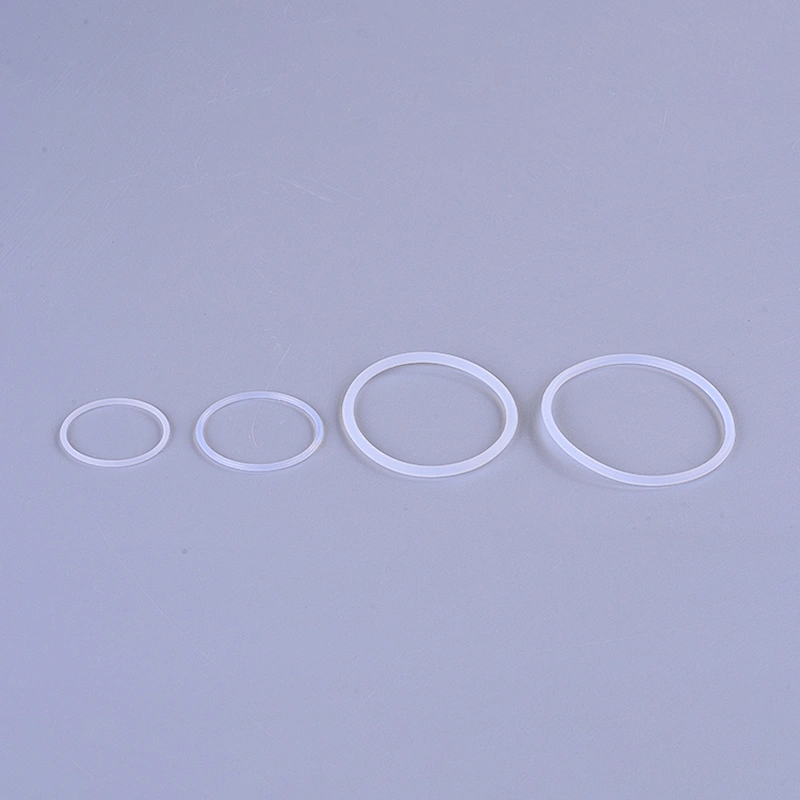 hongju customized transparent various sizes silicone rubber o-ring/gasket sealing