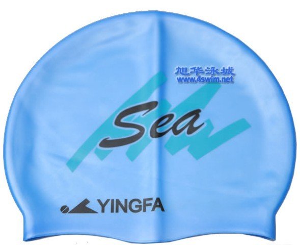 Silicone Swimming Cap with Printed Logo