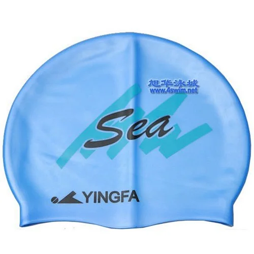 Silicone Swimming Cap with Printed Logo