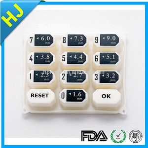 silicone button translucent