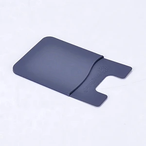 SIlicone mobile phone back 3m sticker pouch,card holder for smart phone