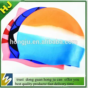 Silicone and Latex swim caps